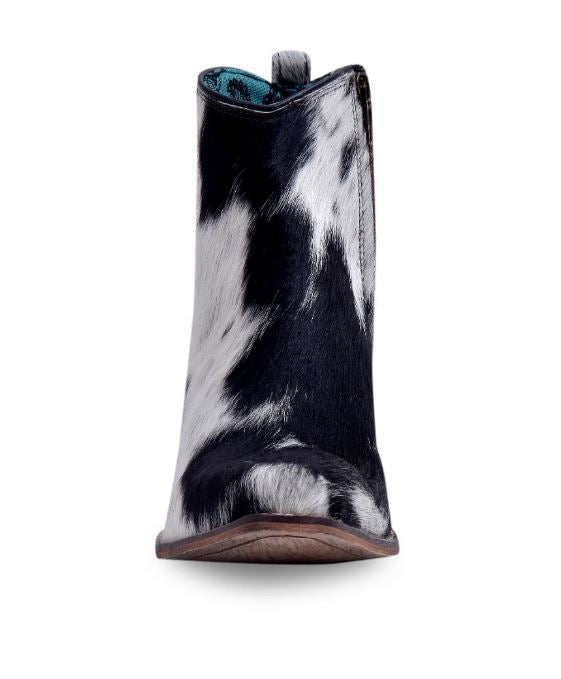 Myra Bag Laramie Plains Hair-On Hide & Hand-Tooled Boots S-7698