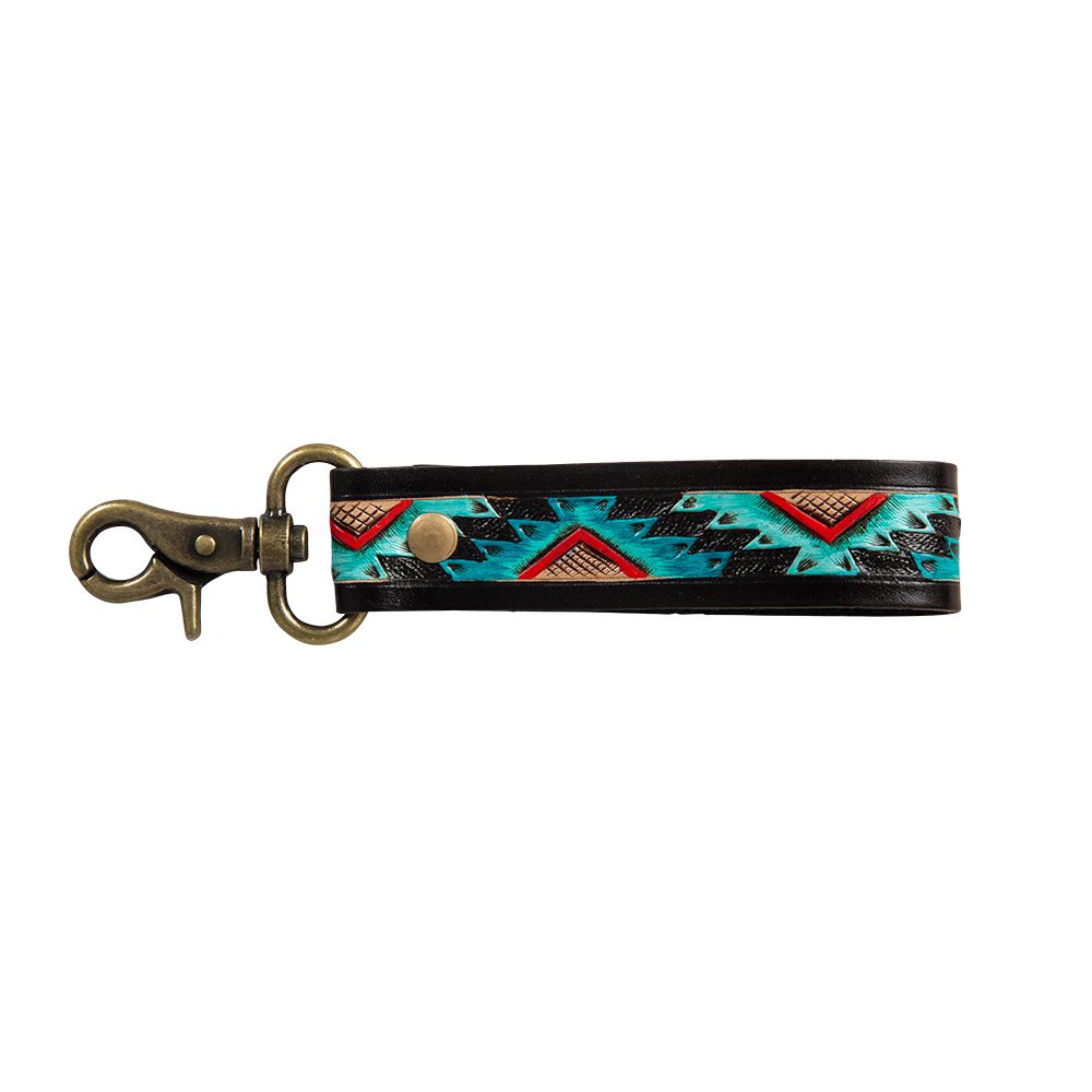 Myra Bag Mesa Verde Hand-Tooled Key Fob S-7545
