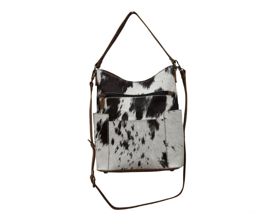 Myra Bag Monochrome Fiesta Leather & Hair On Bag S-5863