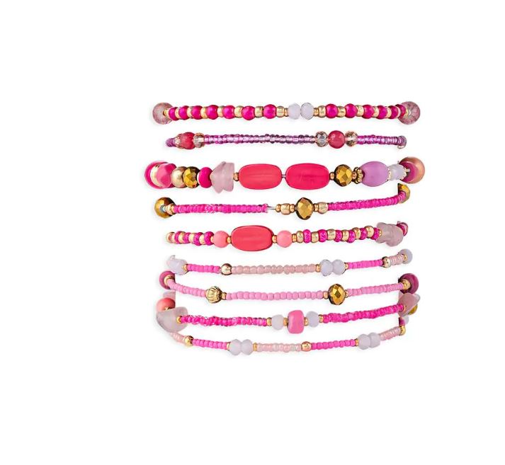 Myra Bag Pink Paco Pass Multi-Strand Bracelet S-10065