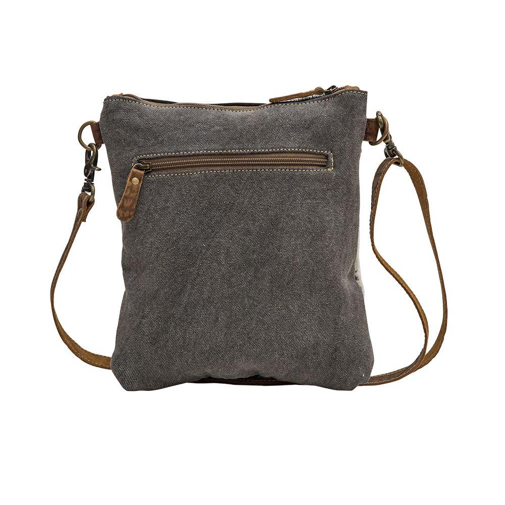 Myra Bag Roger Canvas And Cowhair Crossbody Bag S-6783
