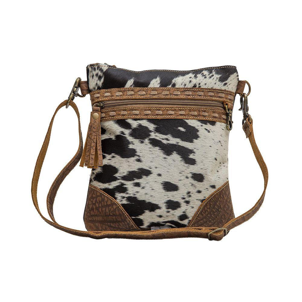 Myra Bag Roger Canvas and Cowhair Crossbody Bag S-6783