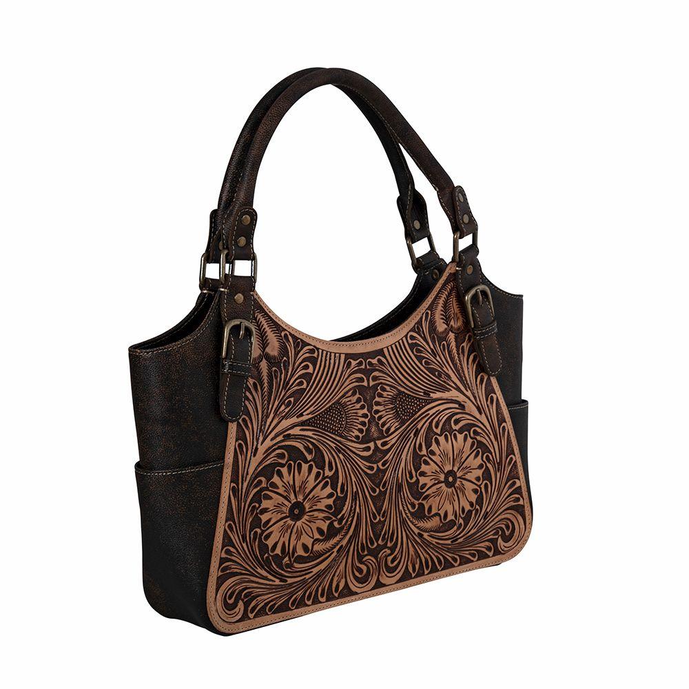 Myra Bag Rolling Plains Hand Tooled Bag S-8694