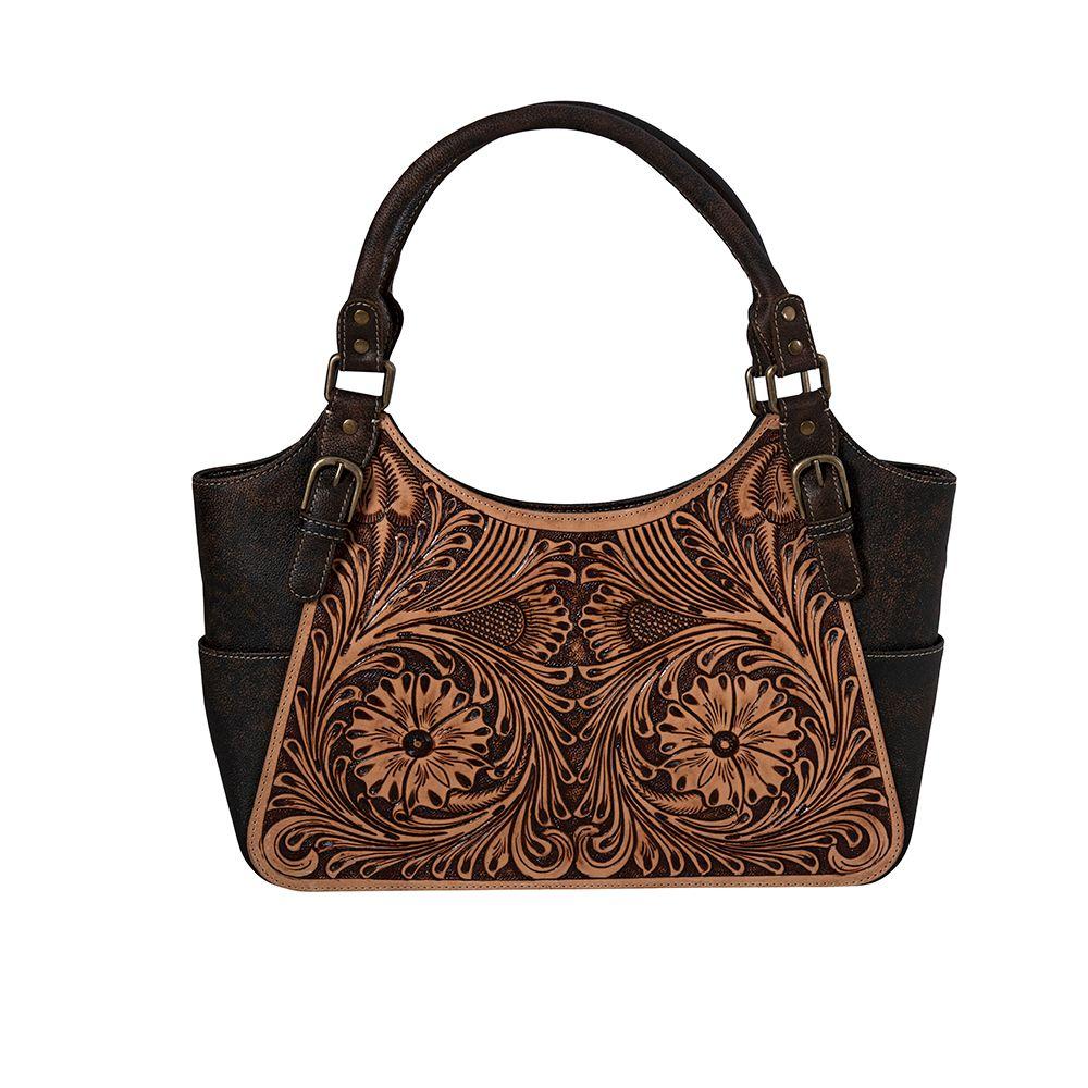 Myra Bag Rolling Plains Hand Tooled Bag S-8694