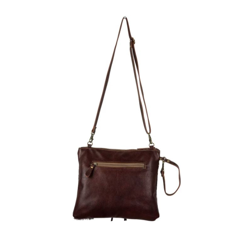 Myra Bag Rosalinda Cross Stitched Leather And Hairon Bag S-7370