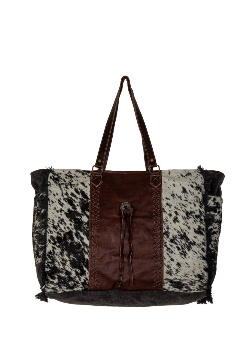 Myra Bag Rosalinda Cross Stitched Weekender Bag S-7372