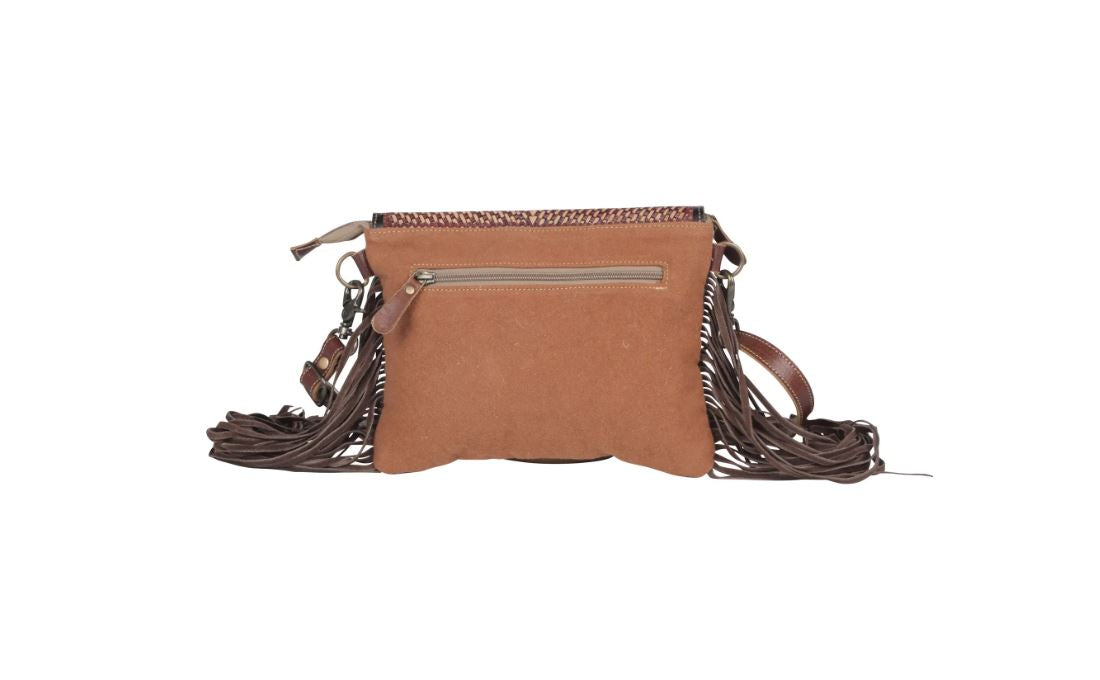 Myra Bag Sandy Roseweood Hand-Tooled Bag S-4380