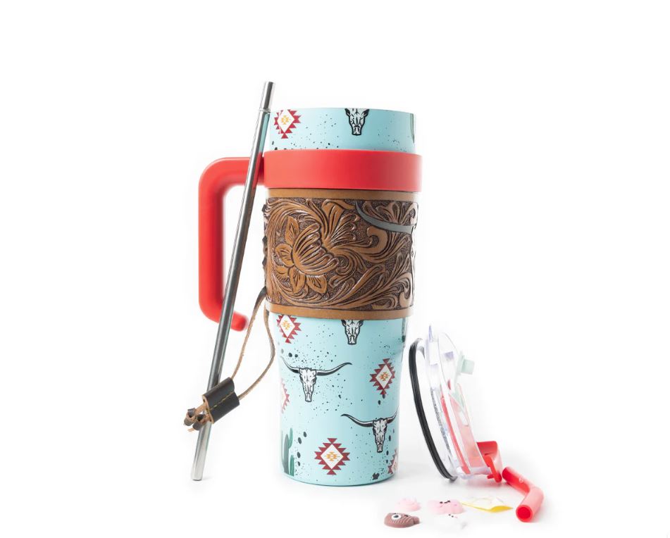 Myra Bag Sea Blue Wide Wyoming Tumbler S-12057