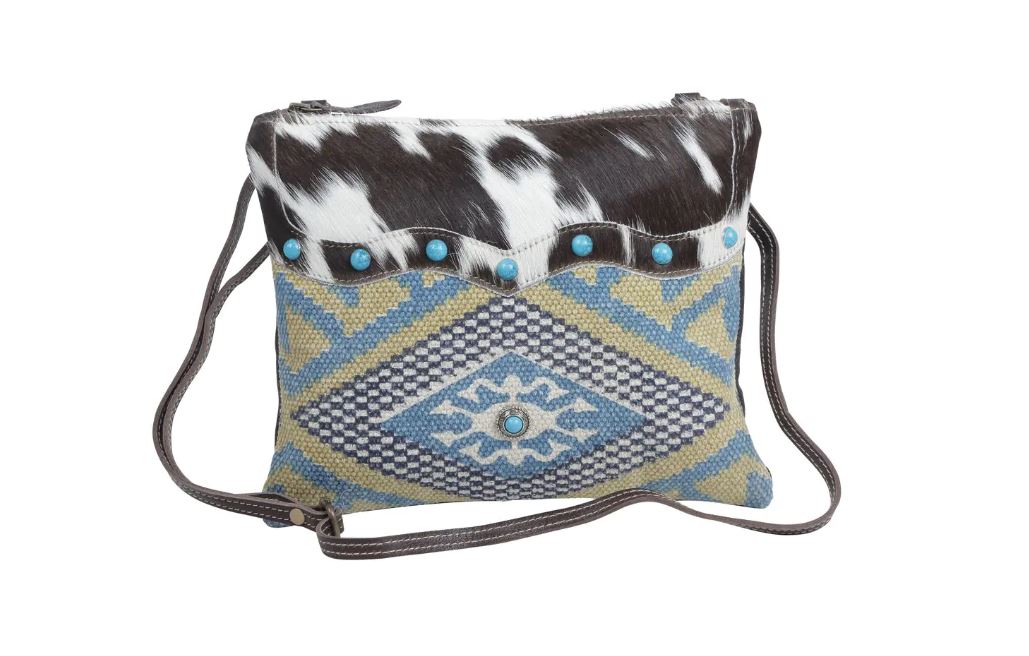 Myra Bag Tufts pattern Small & Crossbody Bag S-4683