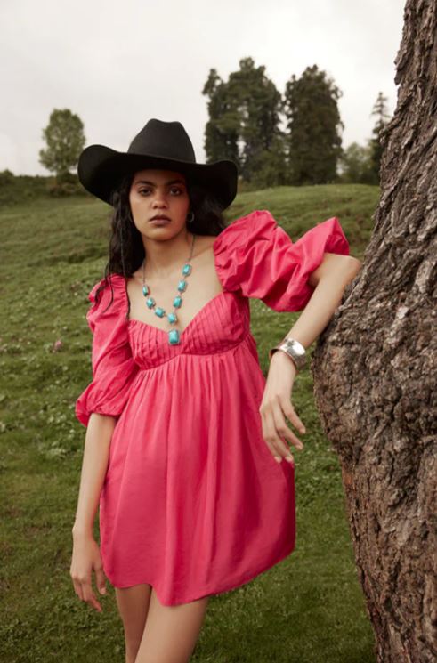 Myra Bag Turquoise Nazlini's Hope Festoon Necklace S-11019