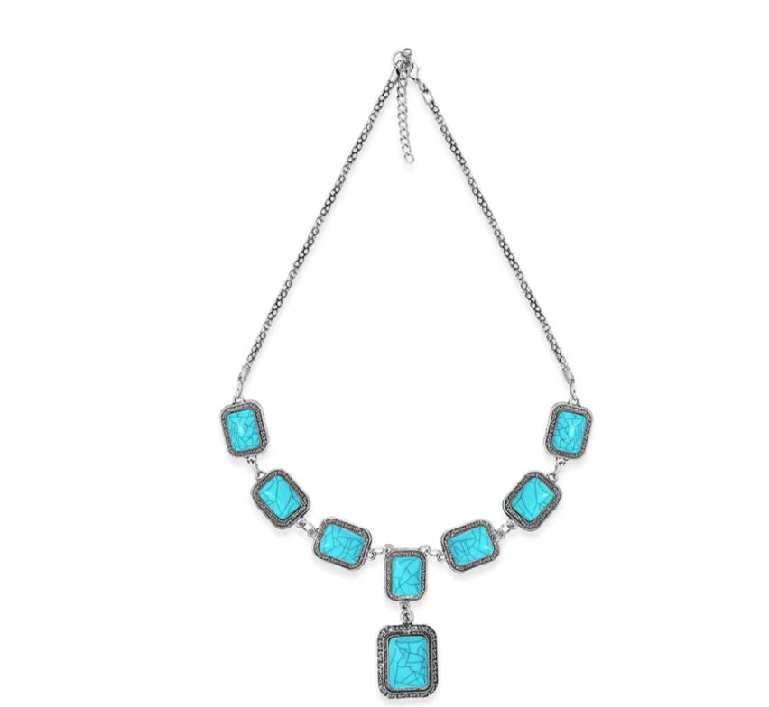 Myra Bag Turquoise Nazlini's Hope Festoon Necklace S-11019