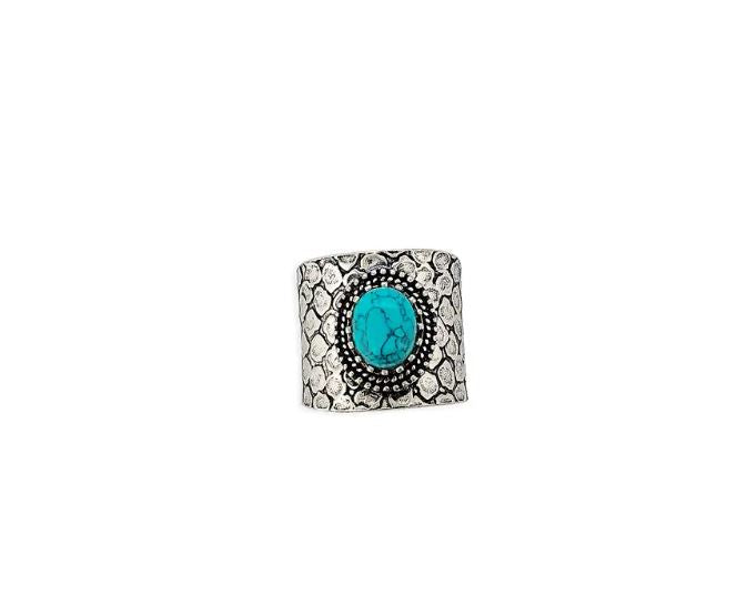 Myra Bag Whimsome Spring Ring in Silver S-10126