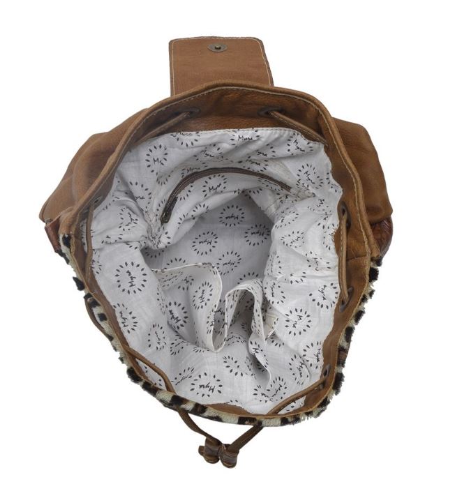 Myra Bag Zesty Animal Print Hair-on Tooled Leather Bag S-2847