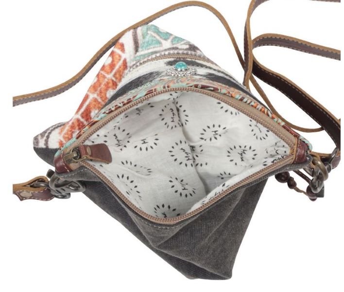 Myra Bags Funky Chrome Print Crossbody Bag S-4419