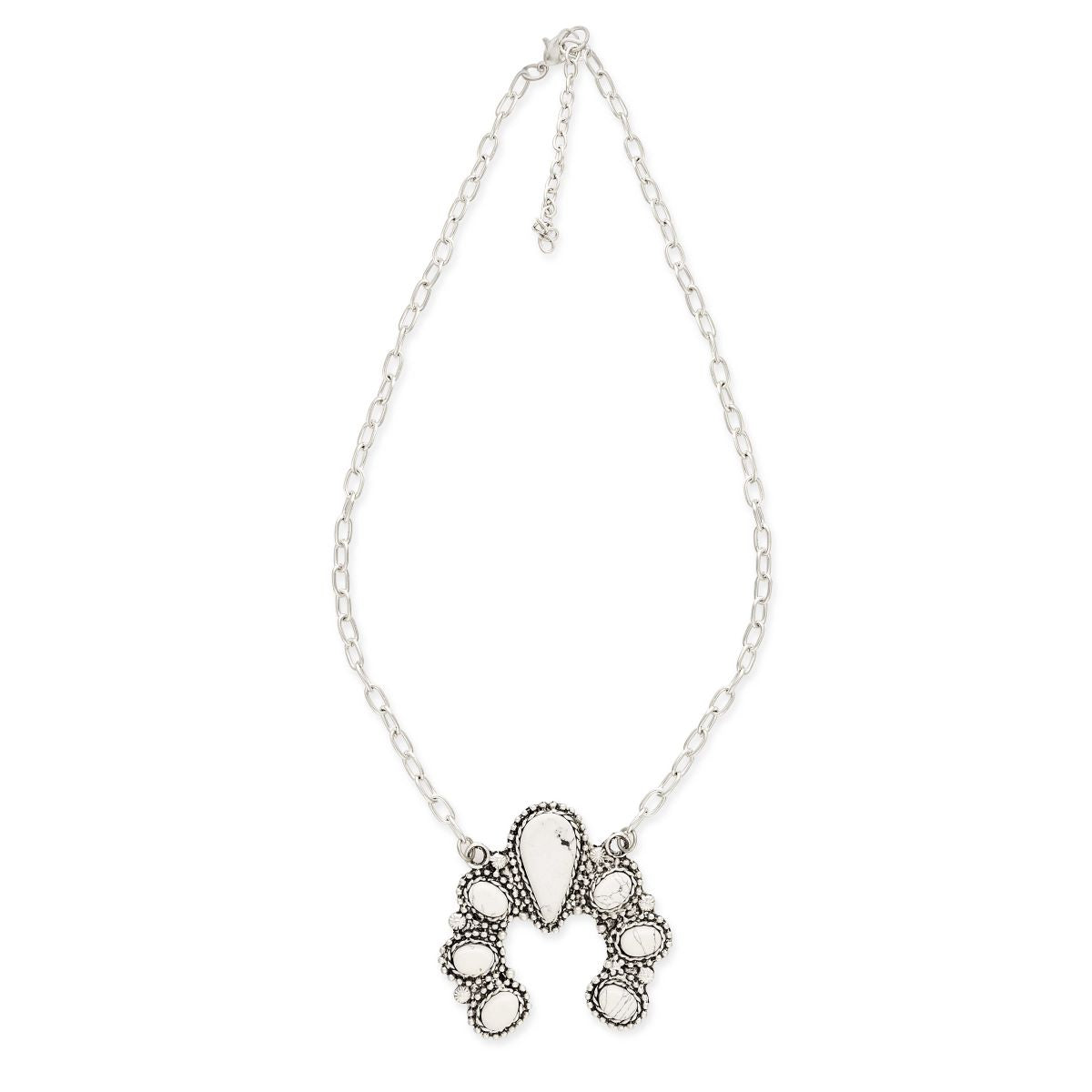 Myra Selena Trail Squash Blossom Necklace S-9207