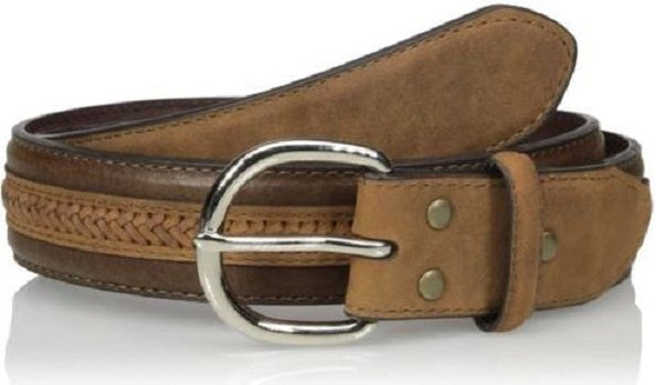 N24260-02 Brown Genuine Leather Ariat Mens Belts