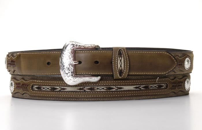 N2475702 Brown Nocona Top Hand Southern Western Men's Belts