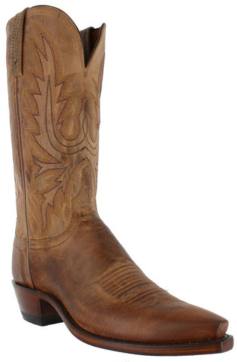 N4540 Brown Mad Dog Goat Leather Lucchese Womens Western Cowboy Boots