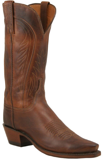 N4604 Tan Burnished Ranch Hand Lucchese Womens Cowboy Boots