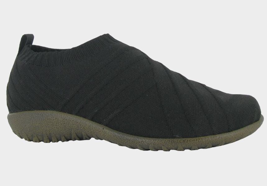 Naot Black Knit Okahu Womens Slip-On Sneakers 11193-57B