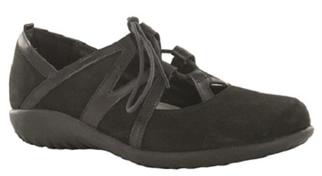 Naot Black Nubuck Timu Womens Everyday Comfort Shoes 11147-N42