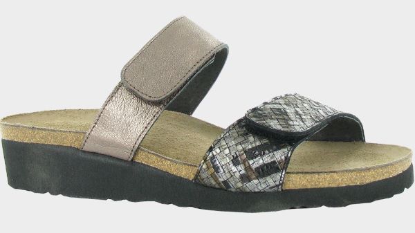 Naot Mixed Metallic with Radiant Copper Leather Althea Womens Sandals 4035-SKG