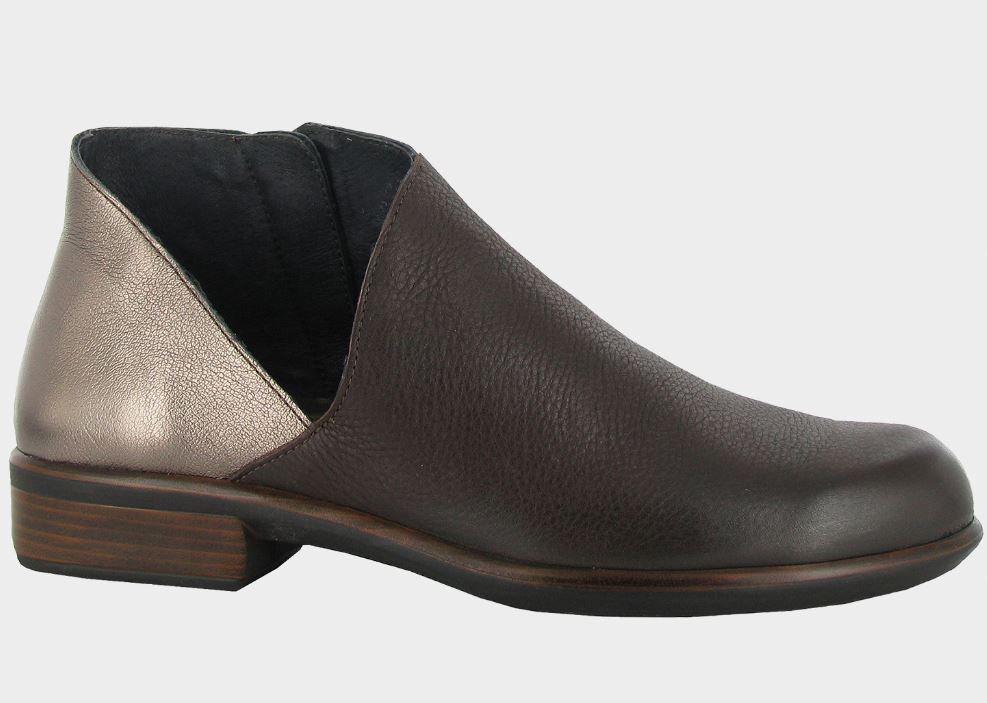 Naot Soft Brown and Copper Leather Bayamo Ladies Booties 26073-SKW