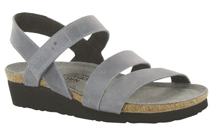 Naot Vintage Slate Leather Kayla Wide Womens Comfort Sandals 7303