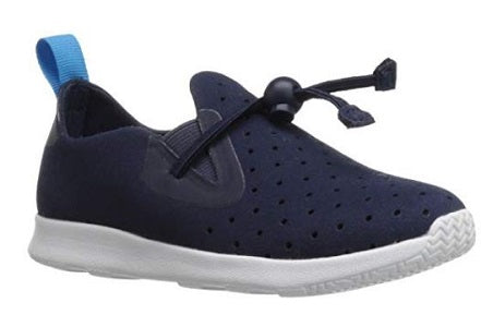 Native Apollo Slip-On Bungee Navy Microfiber Kids Sneaker 23102400-4201