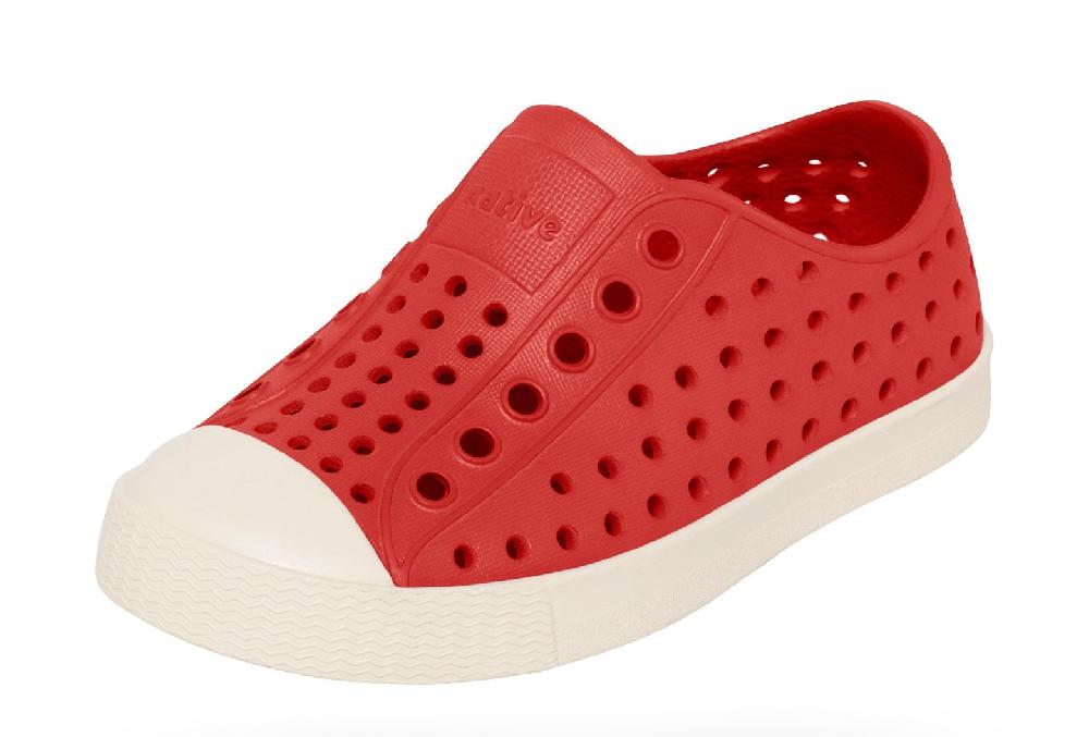 Native Jefferson Red EVA KIds Waterproof Sneaker 13100100 RED