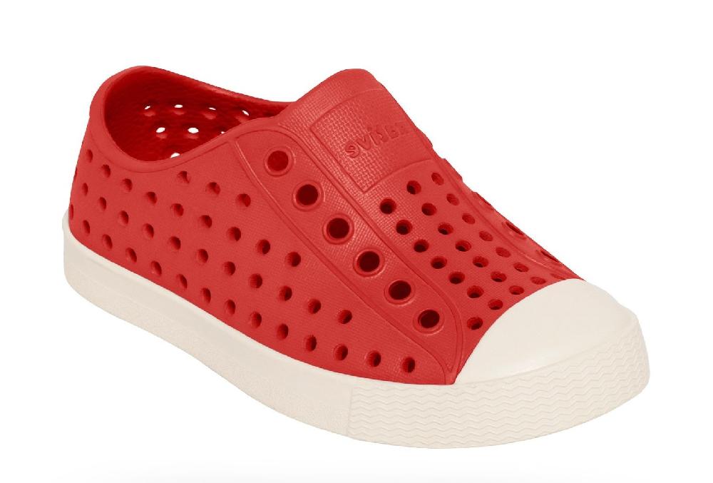 Native Jefferson Red EVA KIds Waterproof Sneaker 13100100 RED