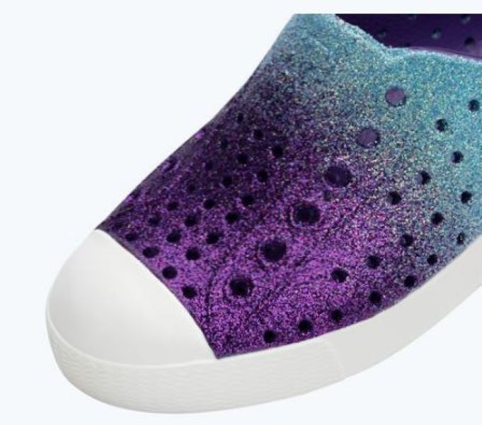 Native Saba Starfish Bling/Shell White Jefferson Youth Shoes 15100112-4530