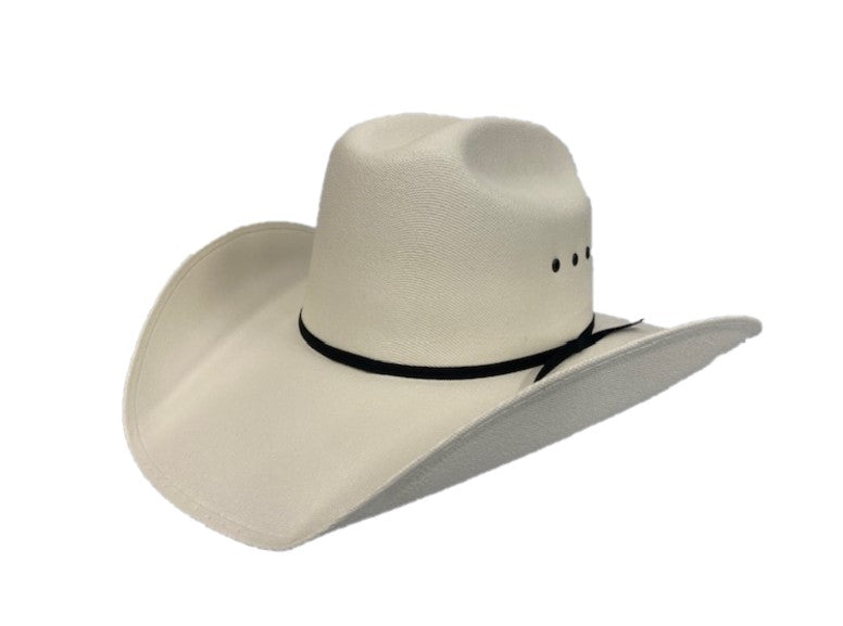Natural Straw Low Crown Cattleman Adult Western Cowboy Hat 9CV (CA-2)
