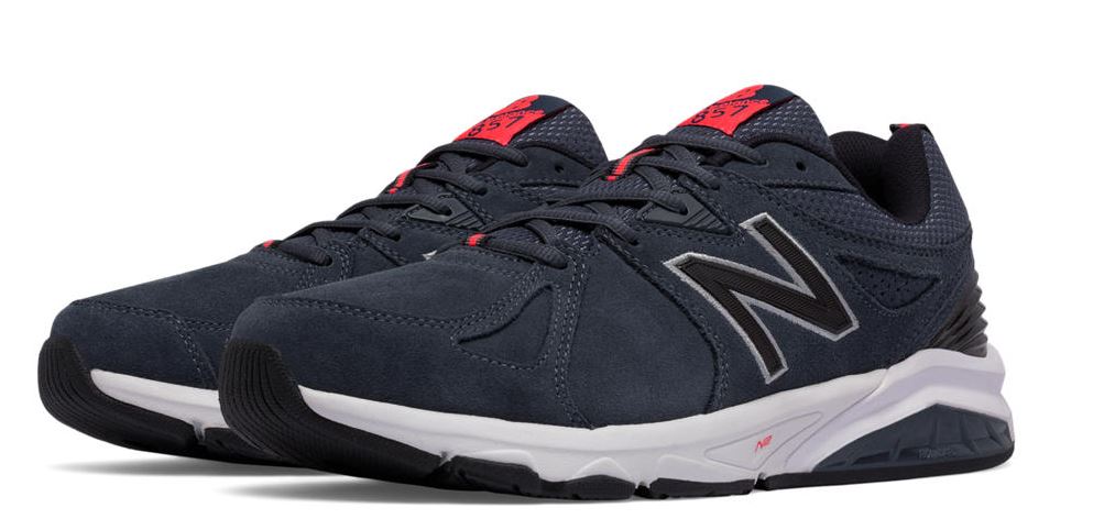 New Balance Black 857 Mens Comfort Athletic Shoe MX857