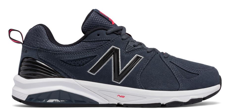 New Balance Black 857 Mens Comfort Athletic Shoe MX857