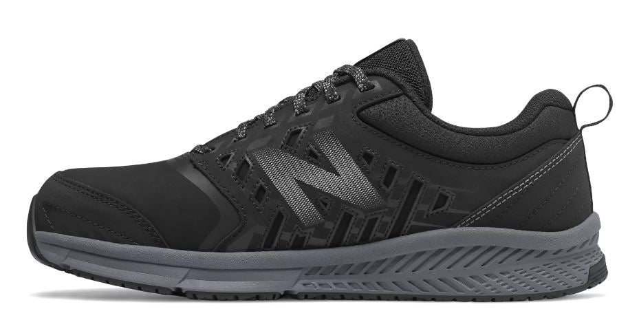 New Balance Black With Silver Alloy Toe Mens Comfort Work Shoes MID412B1
