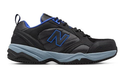 New Balance MID627 Steel Toe Blue/Black Suede Mens Work MID627BB