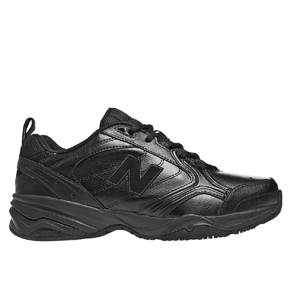 New Balance MX624 Black Leather Mens Trainer MX624AB2