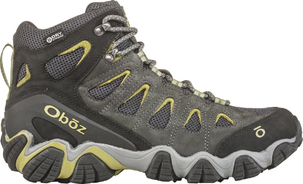 Oboz Dark Shadow/Woodbine Green Sawtooth II Mid Waterproof Men's Hiking Boots 23701-SHADOW