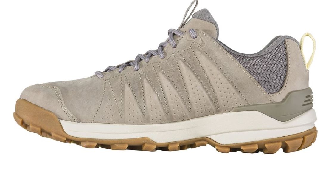 Oboz Gravel Sypes Low Leather Waterproof Womens Hiking Shoes 76102-GRAVEL