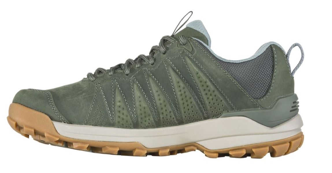 Oboz Thyme Sypes Low Leather Waterproof Womens Hiking Shoes 76102-THYME