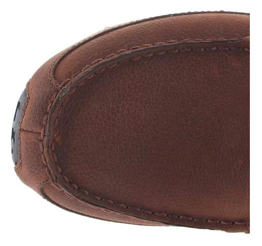 Olukai Akepa Moc Slip On Rum Leather Mens Casual 10169-SKSK