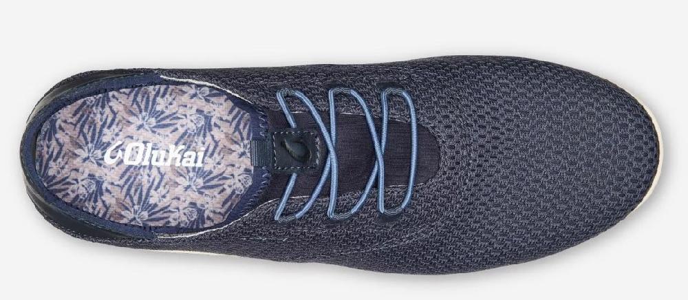 Olukai Alapa Li Trech Blue Mens Casual Comfort Shoes 10395-DEDE