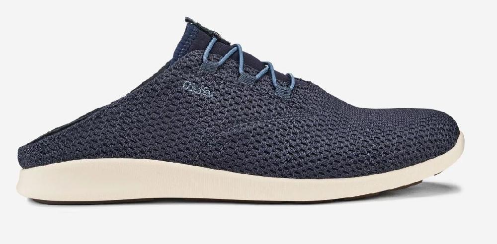 Olukai Alapa Li Trech Blue Mens Casual Comfort Shoes 10395-DEDE
