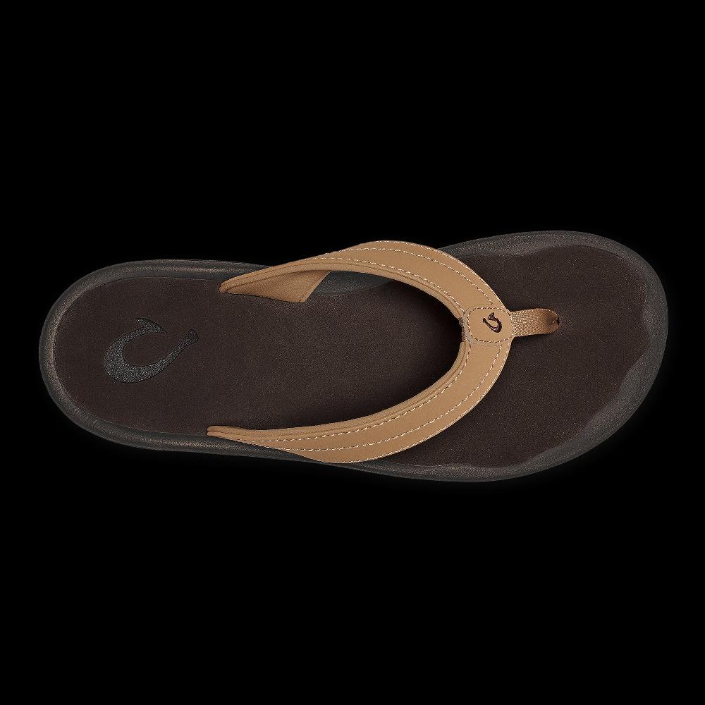 Olukai Almond/Dark Java Ohana Women's Beach Sandals 20110-MD48