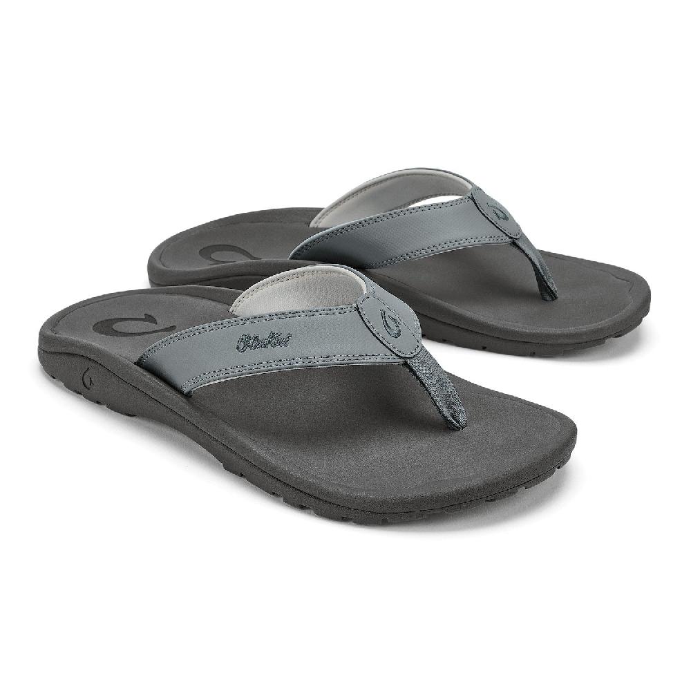 Olukai Ash/Rock 'Ohana Men's Water-Friendly Beach Sandals 10110