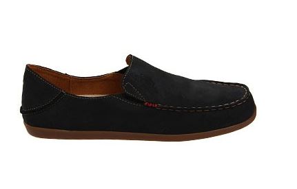 Olukai Black Nohea Nubuck Womens Shoes 20174-4034