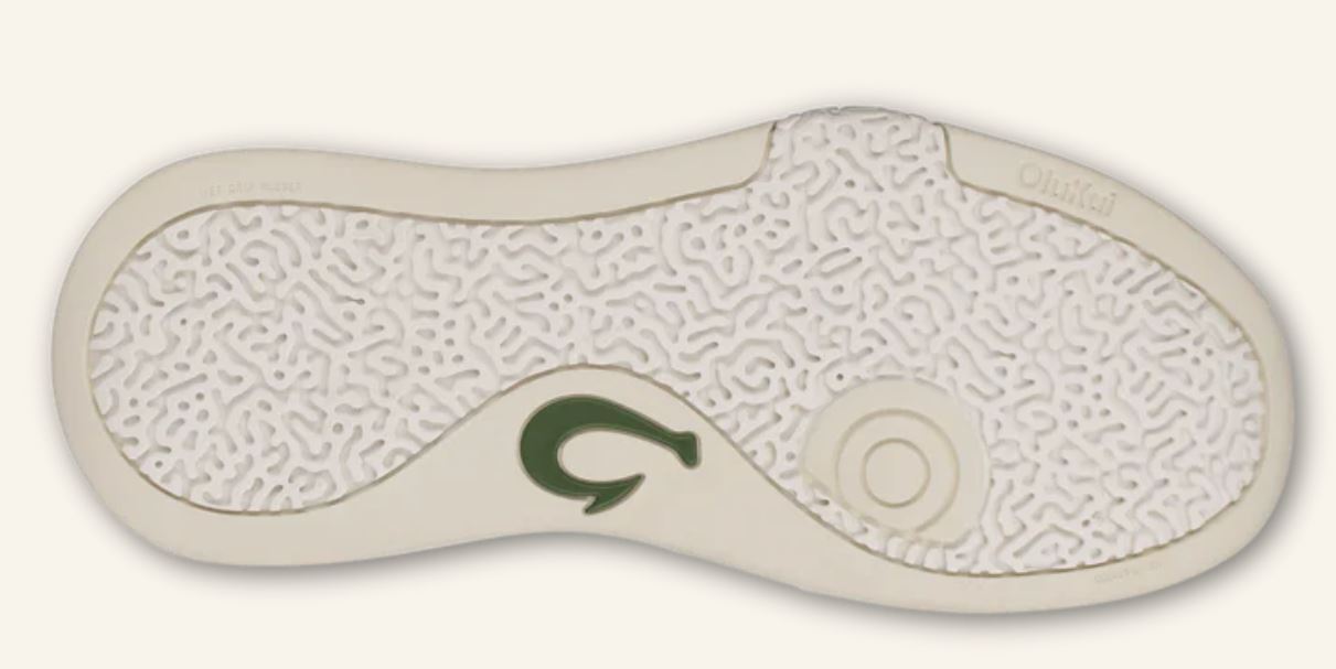 Olukai Bright White/Leaf 'Anau Men's Pickleball Shoes 10545-WBSE