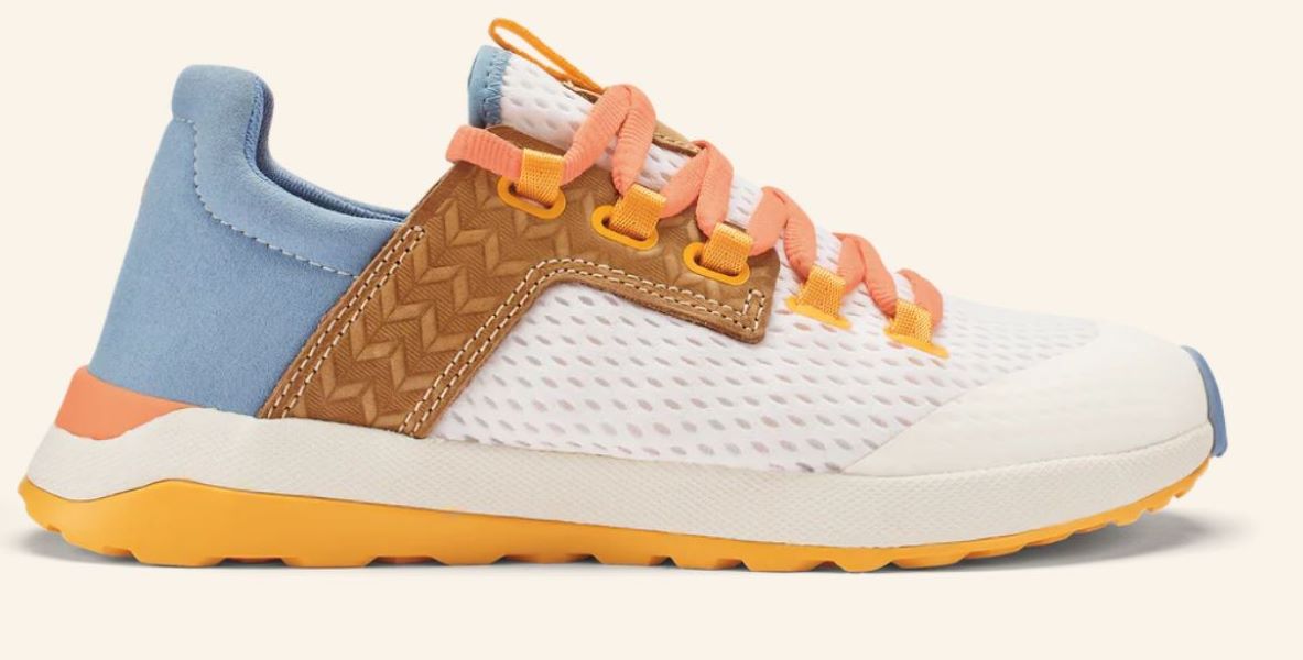 Olukai Bright White/Sea Ice Women's Sneakers 20478-WBZC