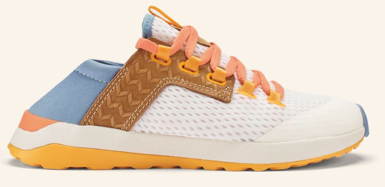 Olukai Bright White/Sea Ice Women's Sneakers 20478-WBZC